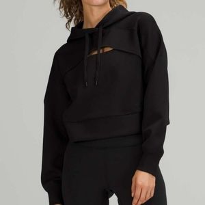 Lululemon get centered crop hoodie size 8